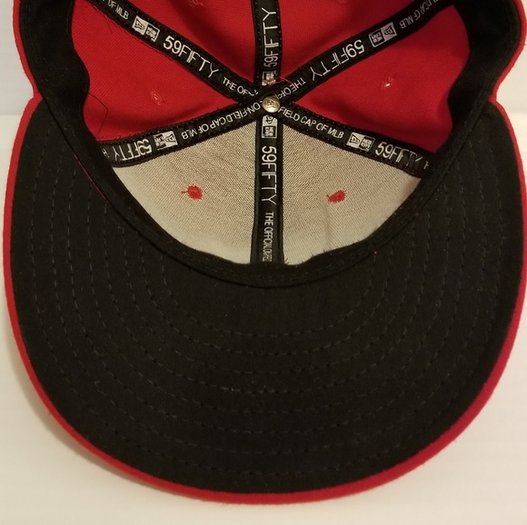 DC Authentic on field red baseball cap new era - Picture 7 of 7